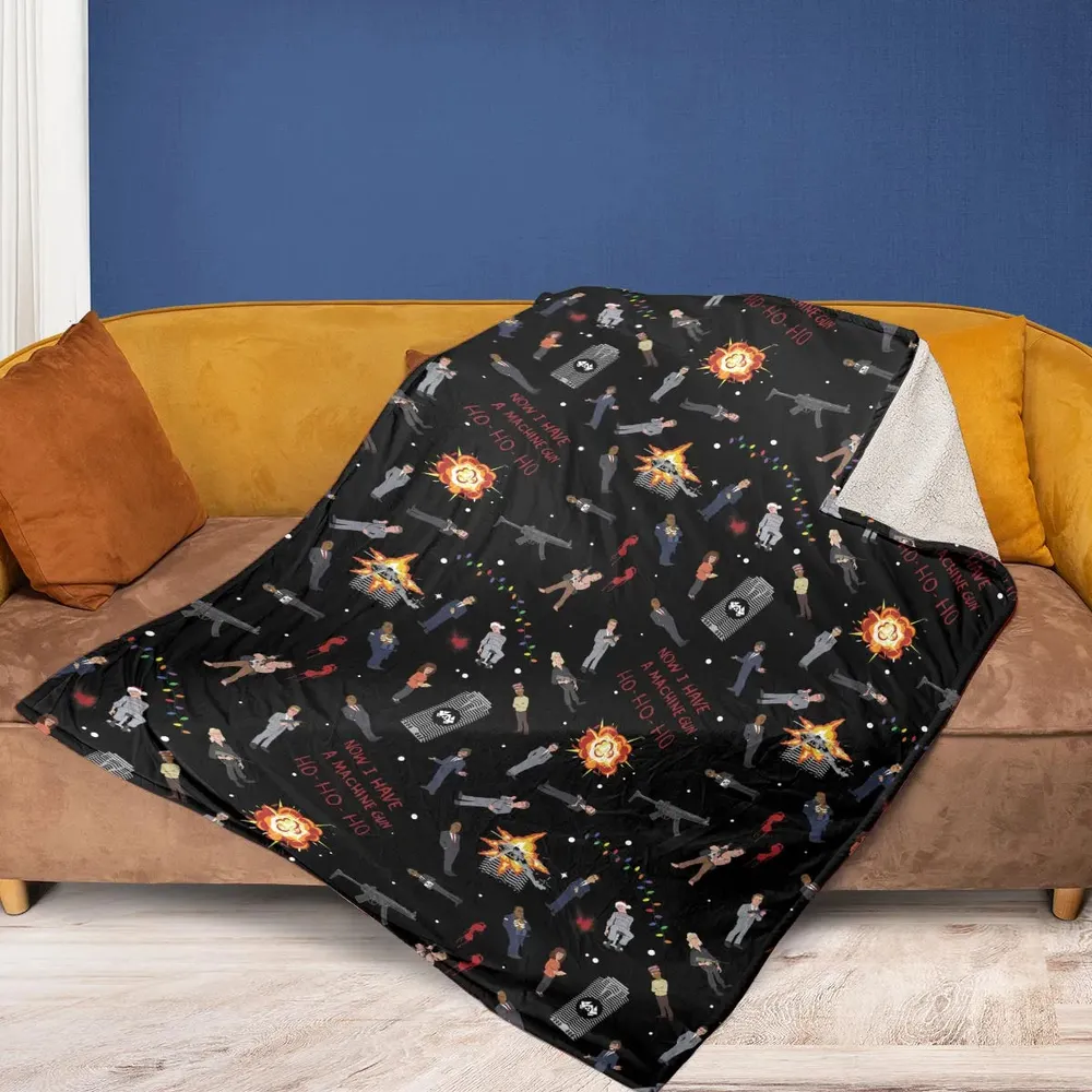 Die Hard Is My Favorite Christmas Movie Fleece Blanket - 2