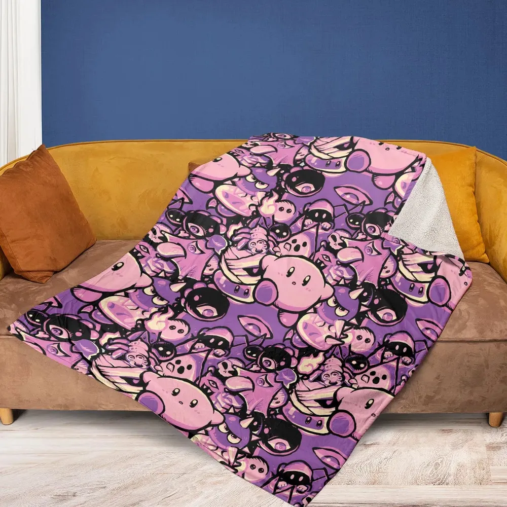 Nightmare Land Kirby Fleece Blanket - 2