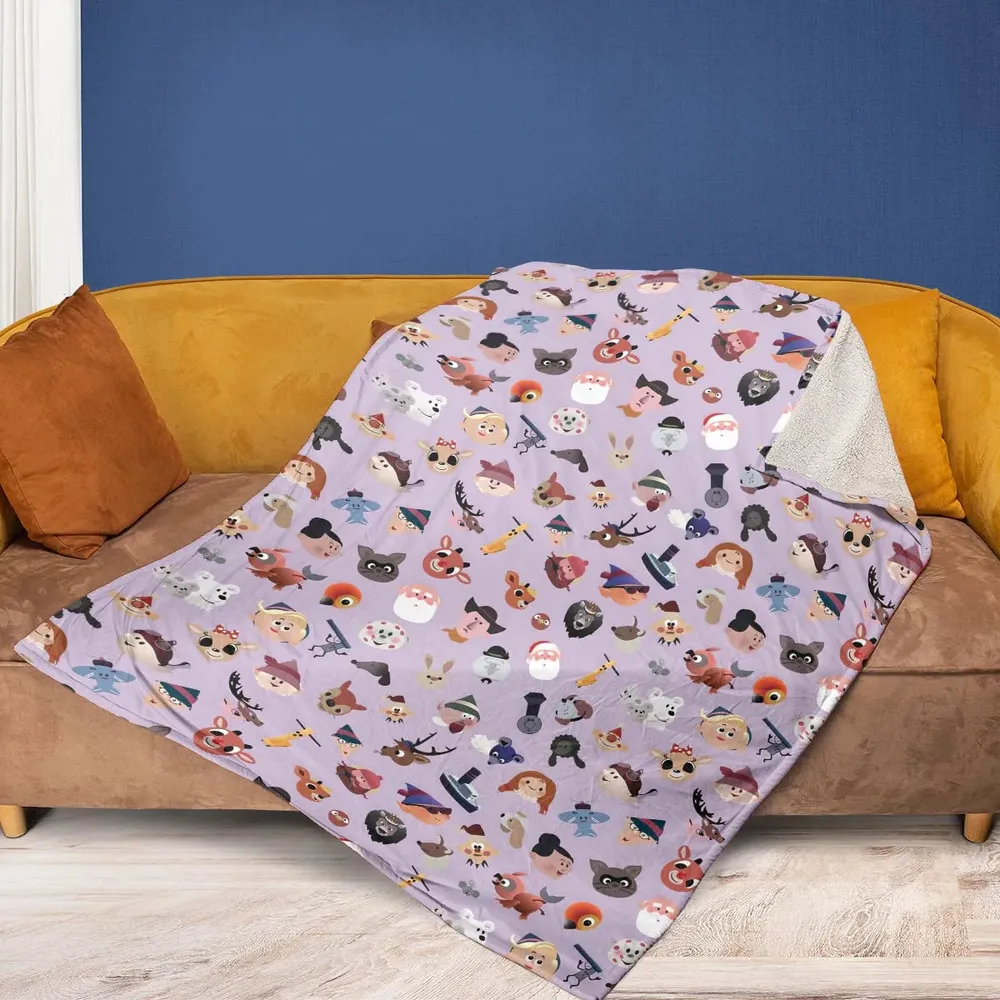 Iconography Rudolph the Red-Nosed Reindeer Fleece Blanket - 2