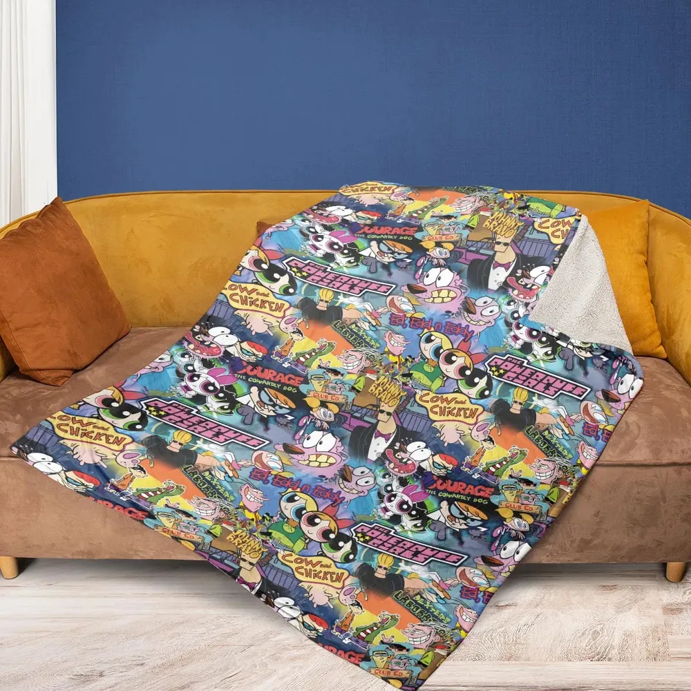 Cartoon Craze Fleece Blanket - 2
