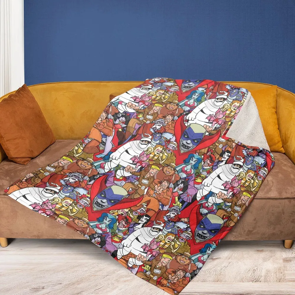 Ghostbusters Animated Series Characters Fleece Blanket - 2