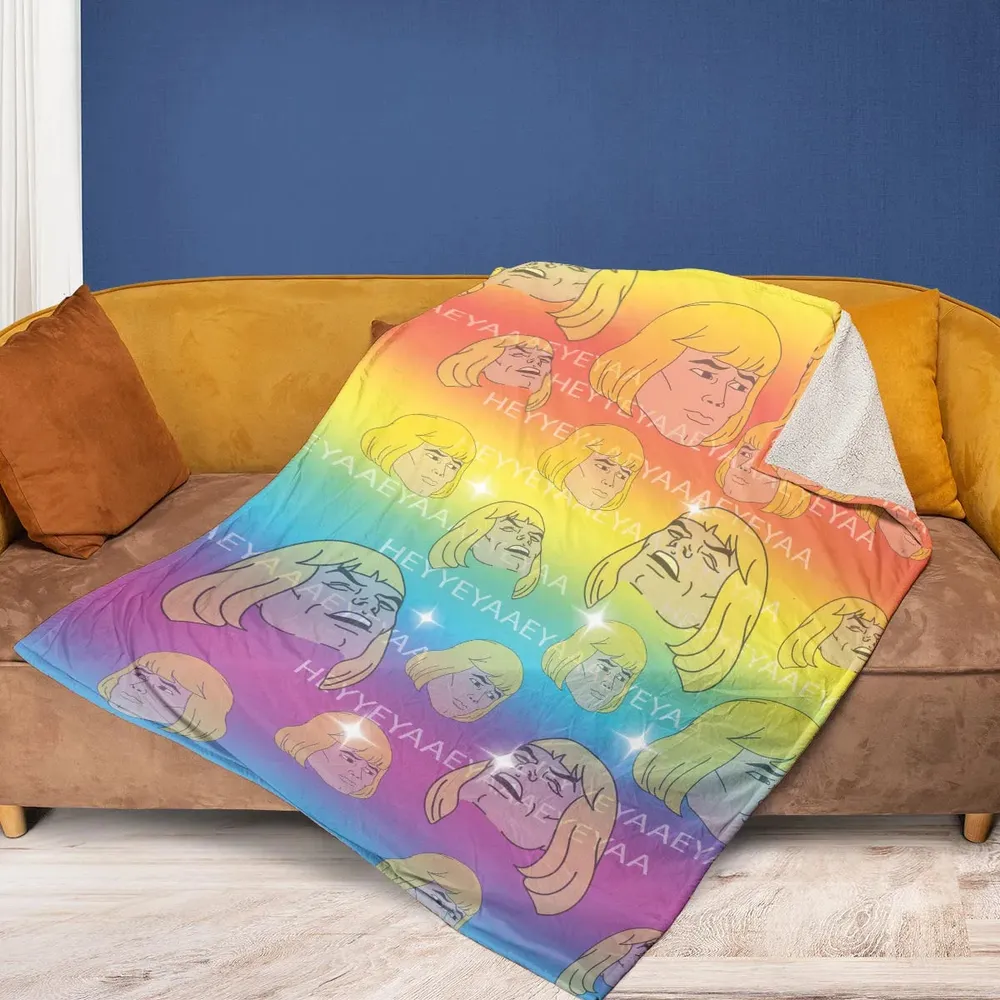 HEYYEYAA He-Man MOTU Fleece Blanket - 2