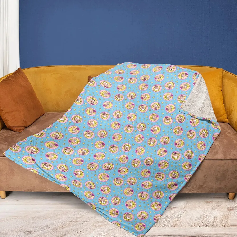 Lizzie Mcguire Badges Fleece Blanket - 2