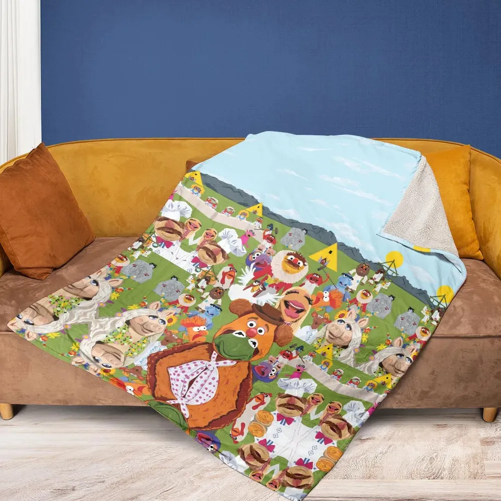 MupSommar Midsommar and The Muppet Show Fleece Blanket - 2