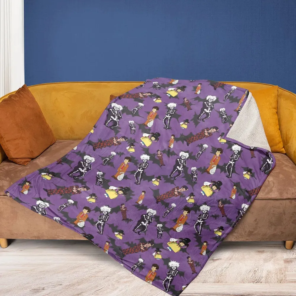 SNL David S. Pumpkins Animated Special Fleece Blanket - 2