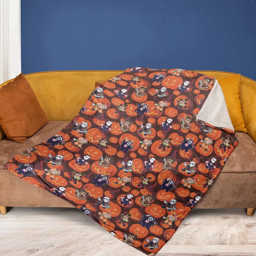 Halloween Slasher Fleece Blanket - 2