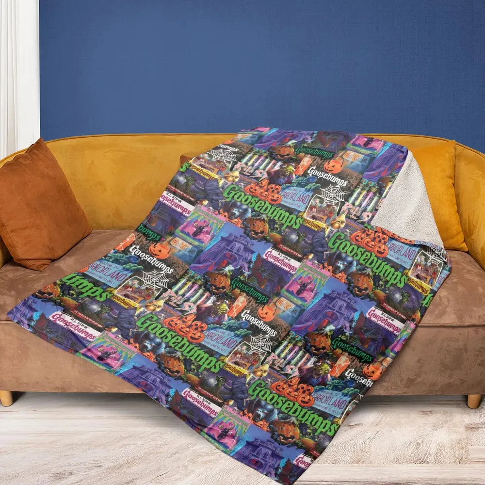 Goosebumps Pattern Fleece Blanket - 2