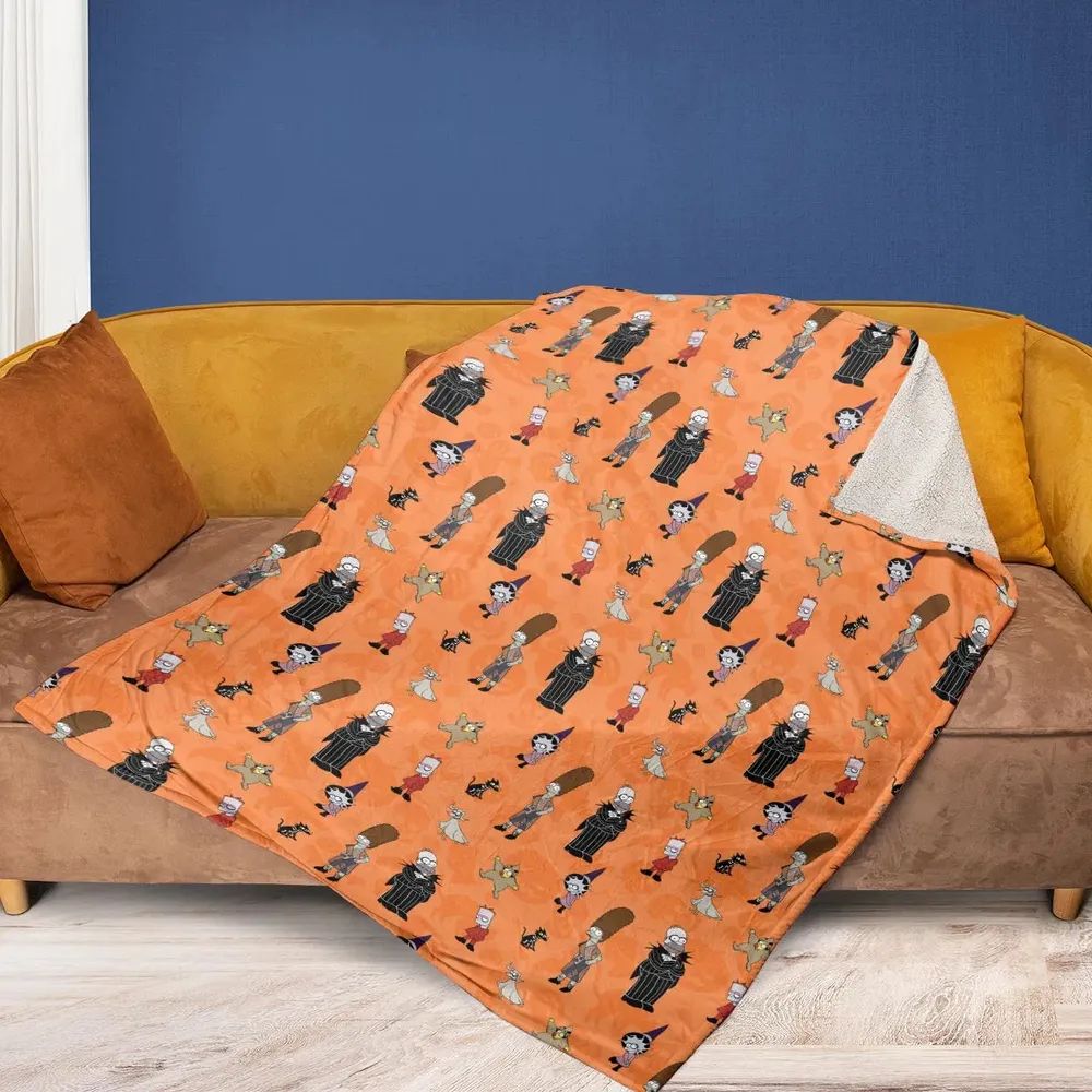 The Simpsons Halloween Fleece Blanket - 2