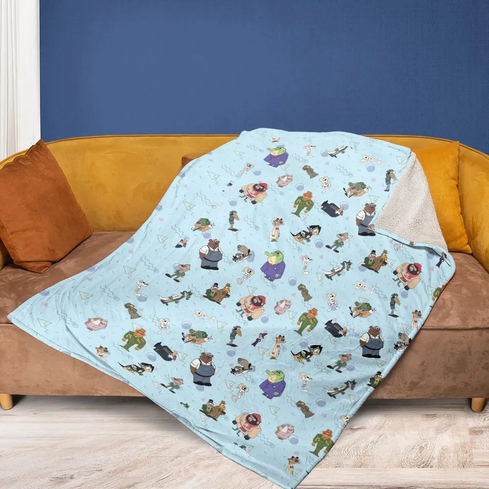 Danger Mouse Duckula Return Fleece Blanket - 2