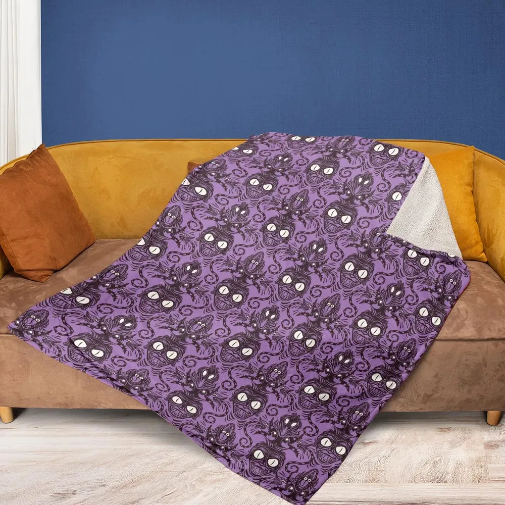 Beetlejuice Haunted Mansion Themed Fleece Blanket - 2
