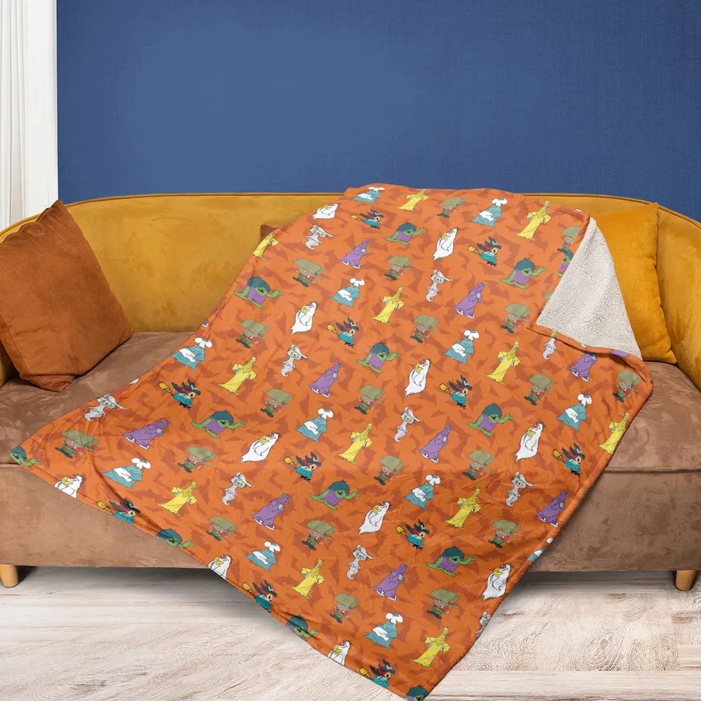 Happy Halloween From Hanna Barbera Fleece Blanket - 2
