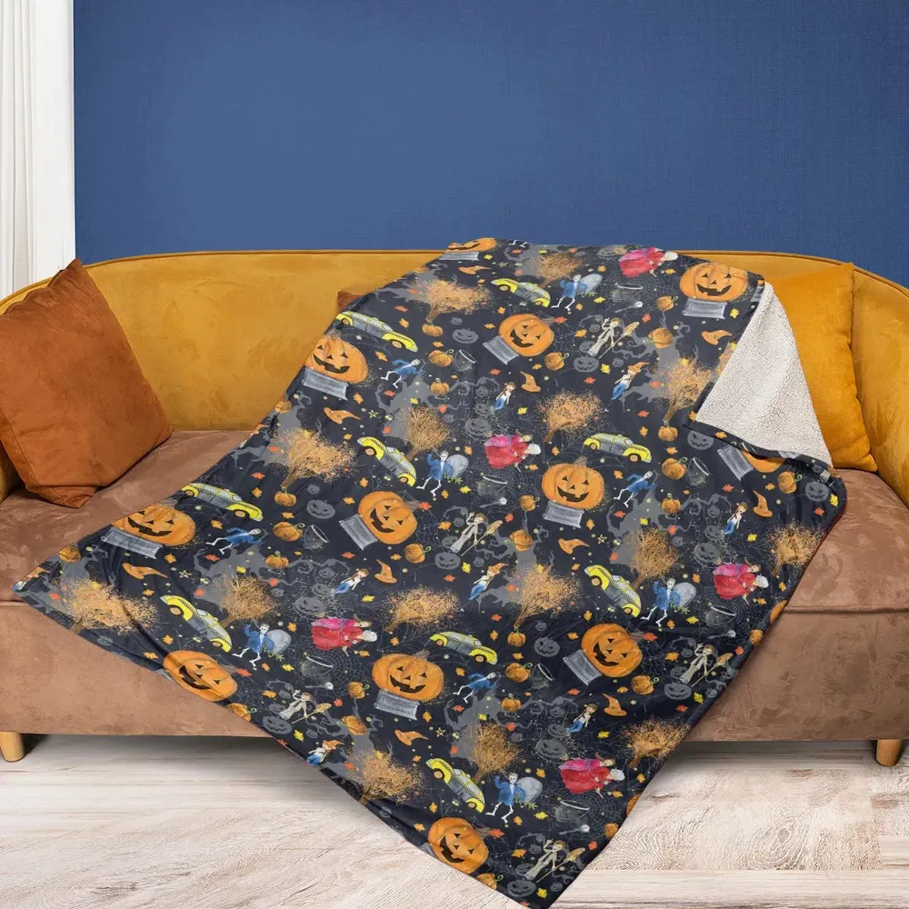 Magic Town Halloweentown Fleece Blanket - 2