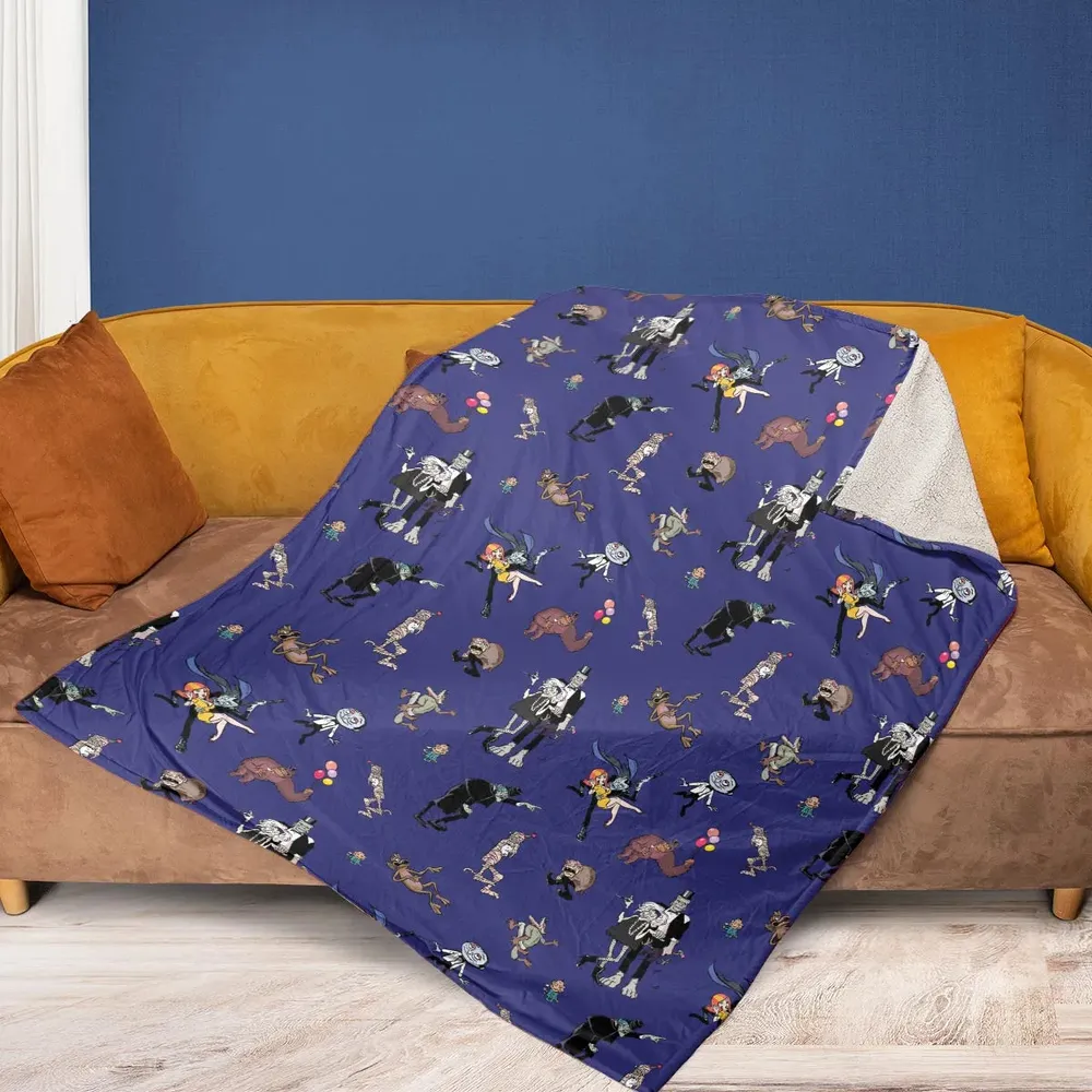 It's a Mad Mad Mad Monster Party Fleece Blanket - 2