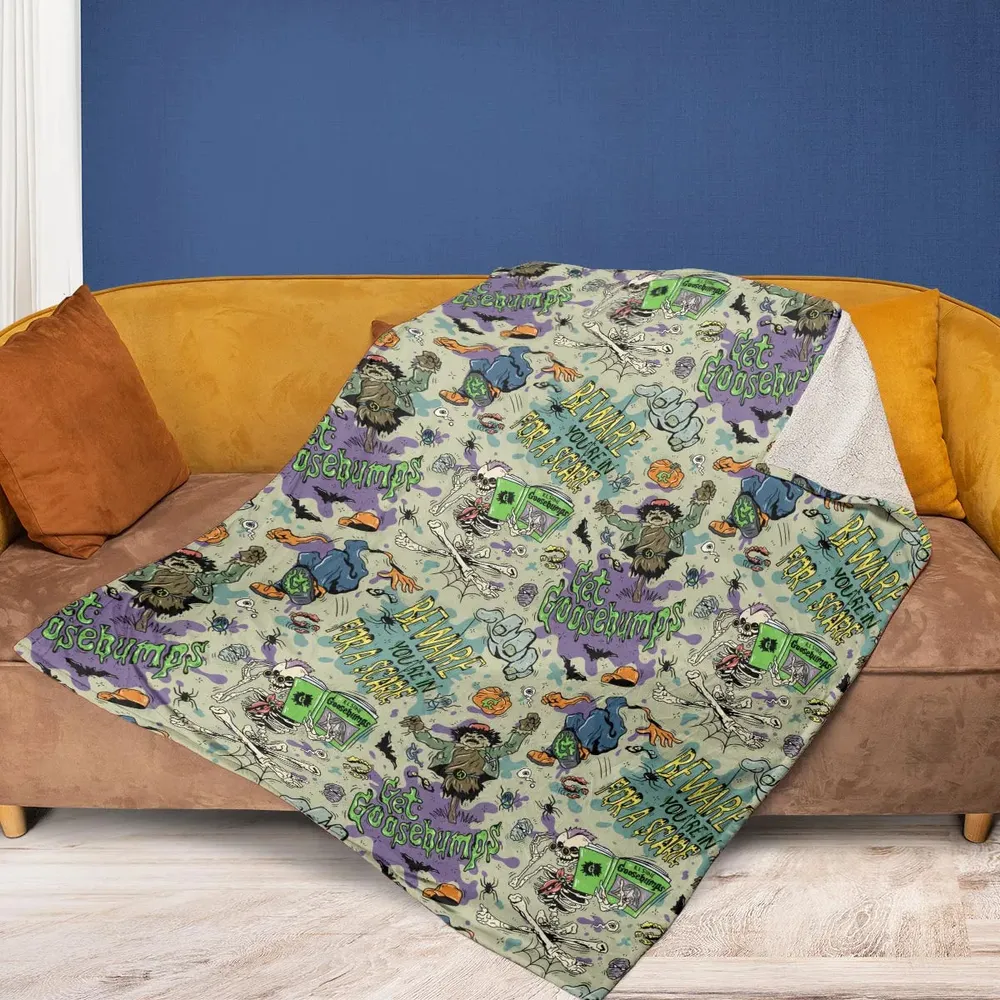 Beware You're In For A Scare Goosebumps Fleece Blanket - 2