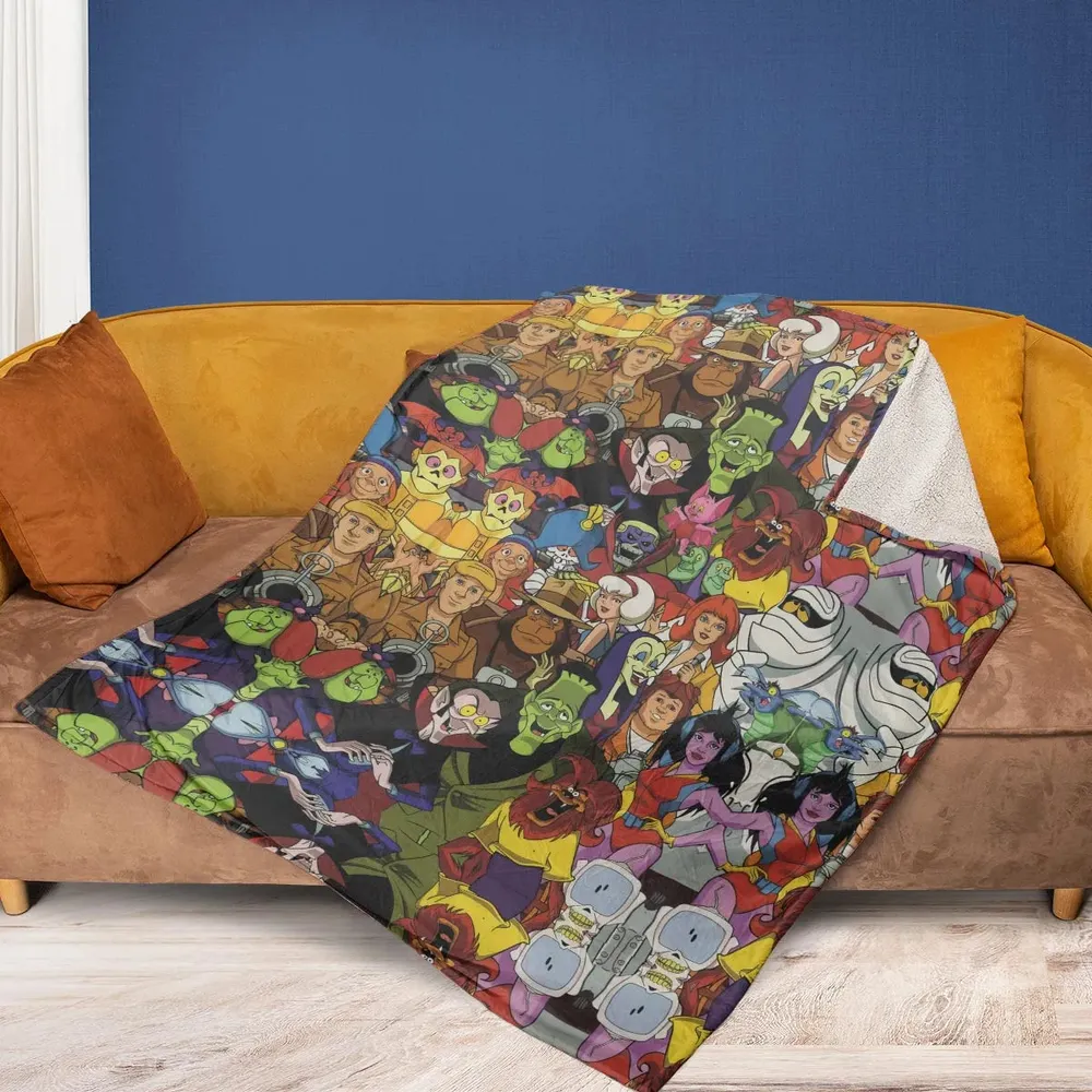 Frightfully Funny Ghostbusters Groovie Goolies Fleece Blanket - 2