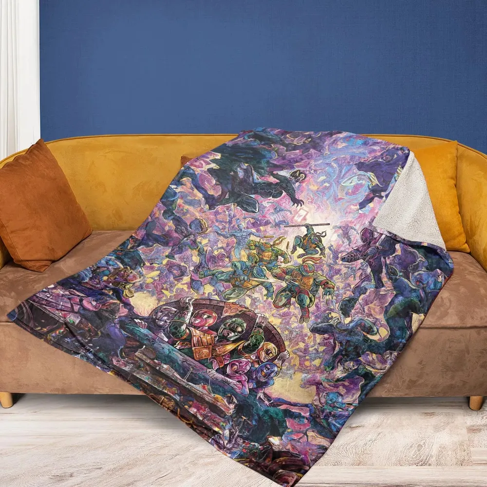 Shell Yeah Teenage Mutant Ninja Turtles Fleece Blanket - 2