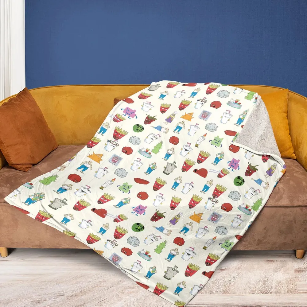 Aqua Teen Style Fleece Blanket - 2