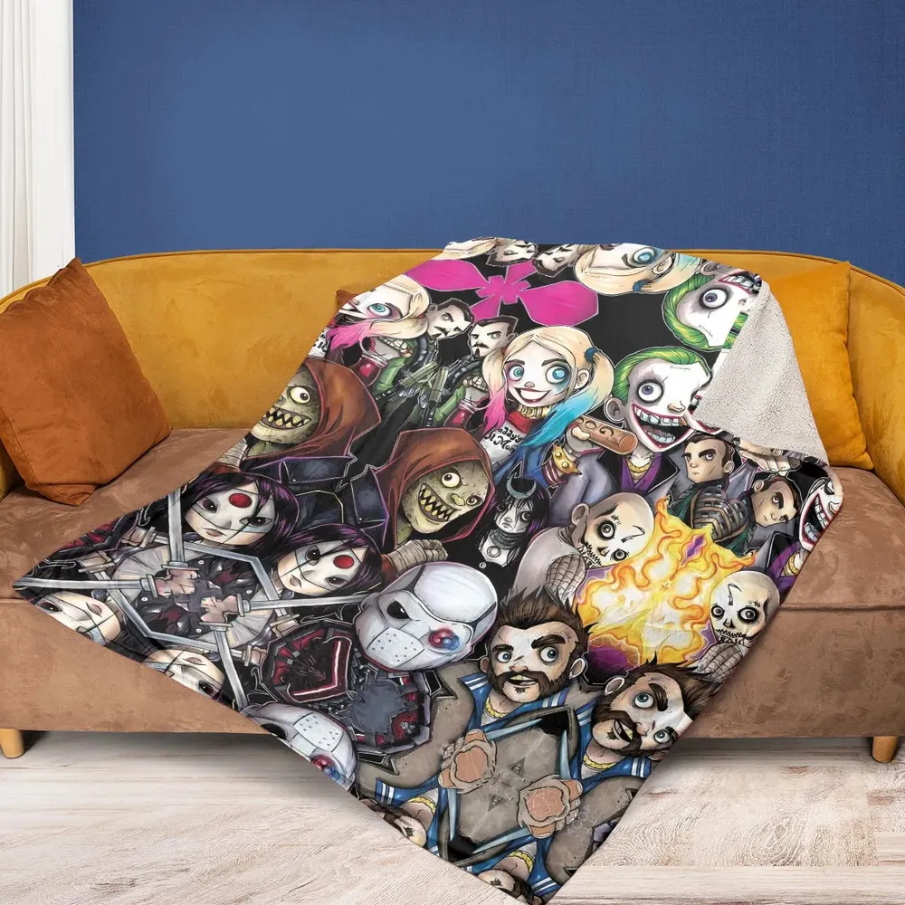 Mini Suicide Squad Fleece Blanket - 2