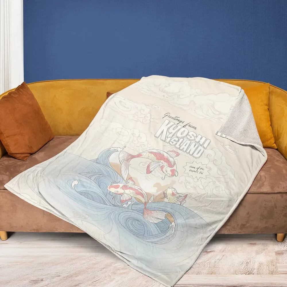 Kyoshi Island Avatar The Last Airbender Fleece Blanket - 2