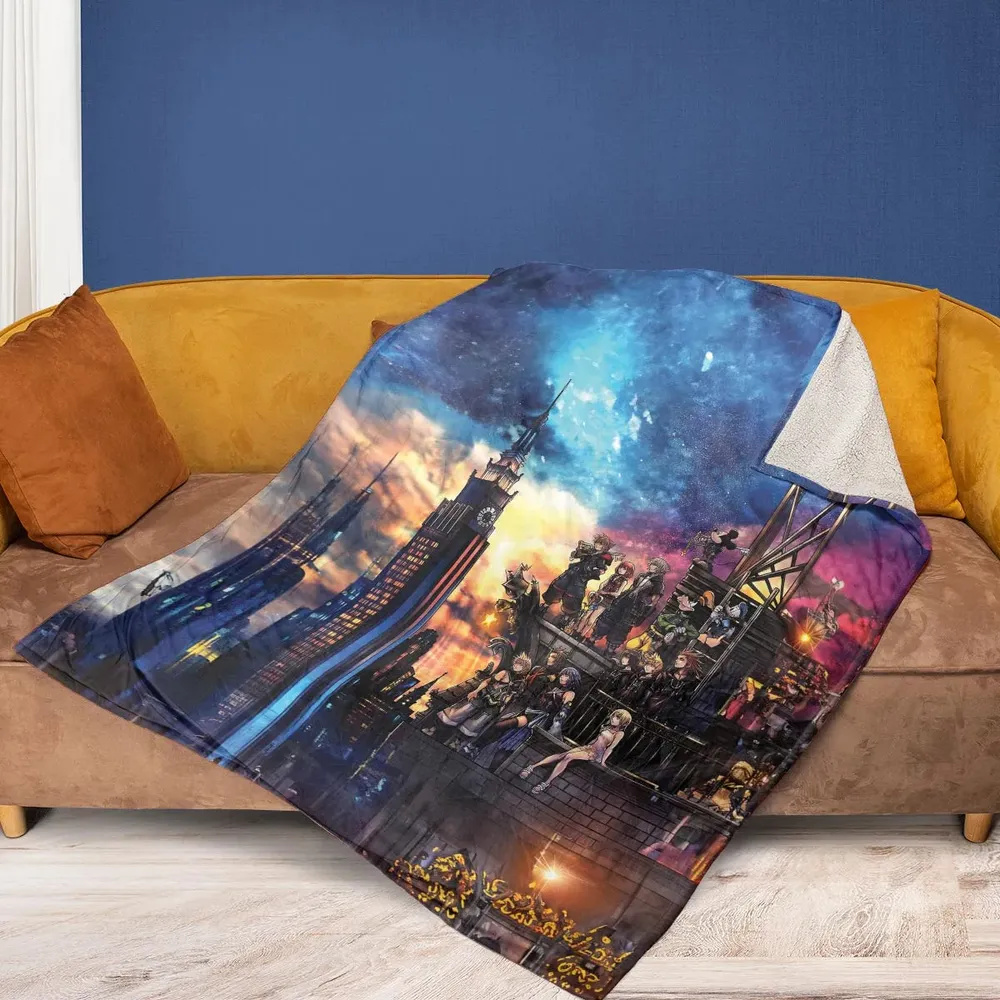 KH3 Kingdom Heart Fleece Blanket - 2