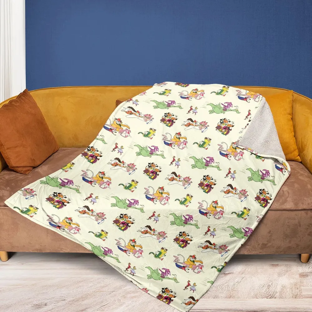 NBC Vintage Cartoon Fleece Blanket - 2