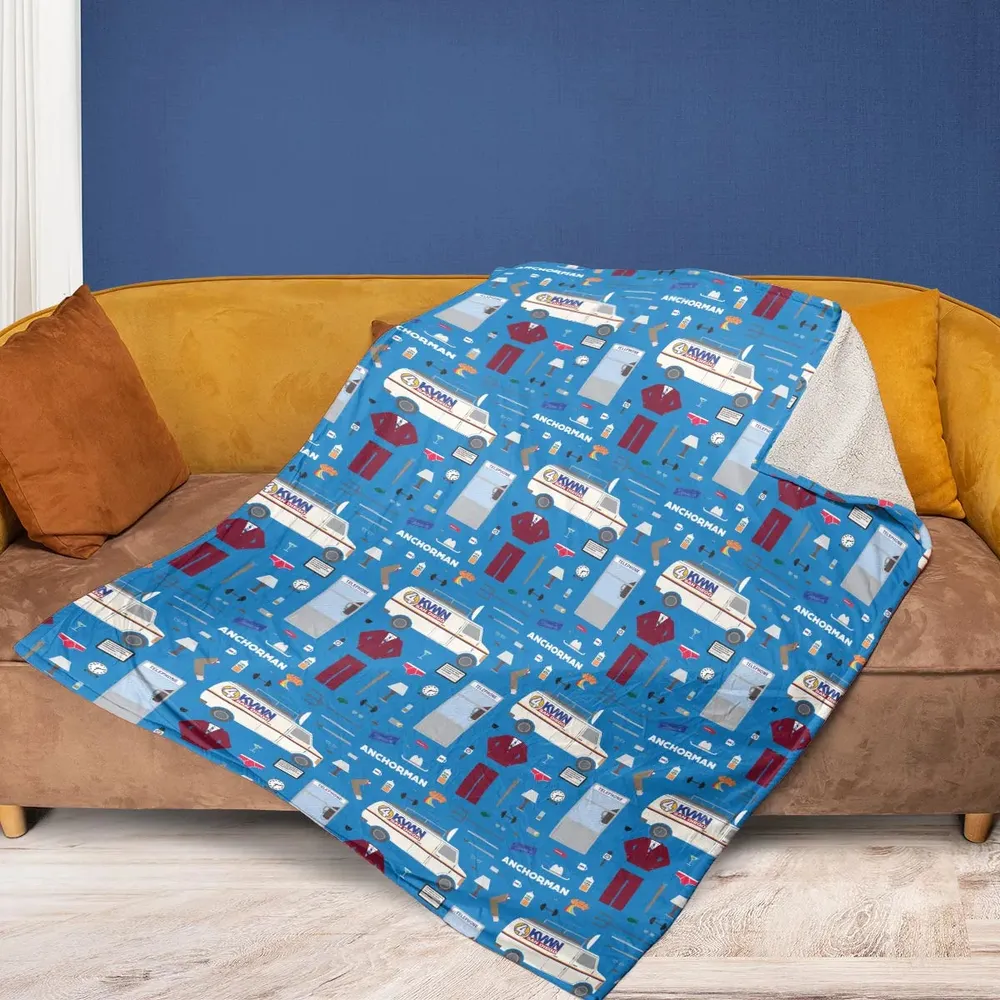Anchor Chic Anchorman Fleece Blanket - 2