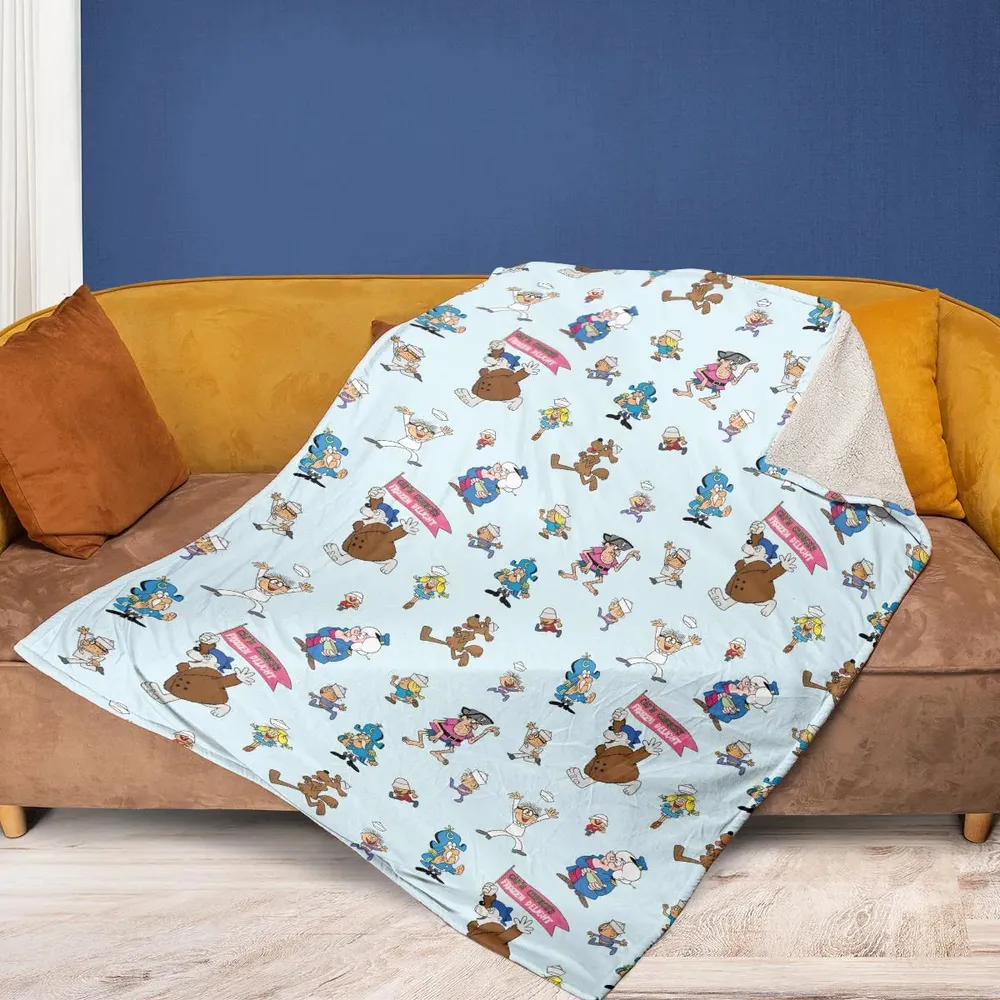 Cereal Cap'n Crunch Characters Fleece Blanket - 2