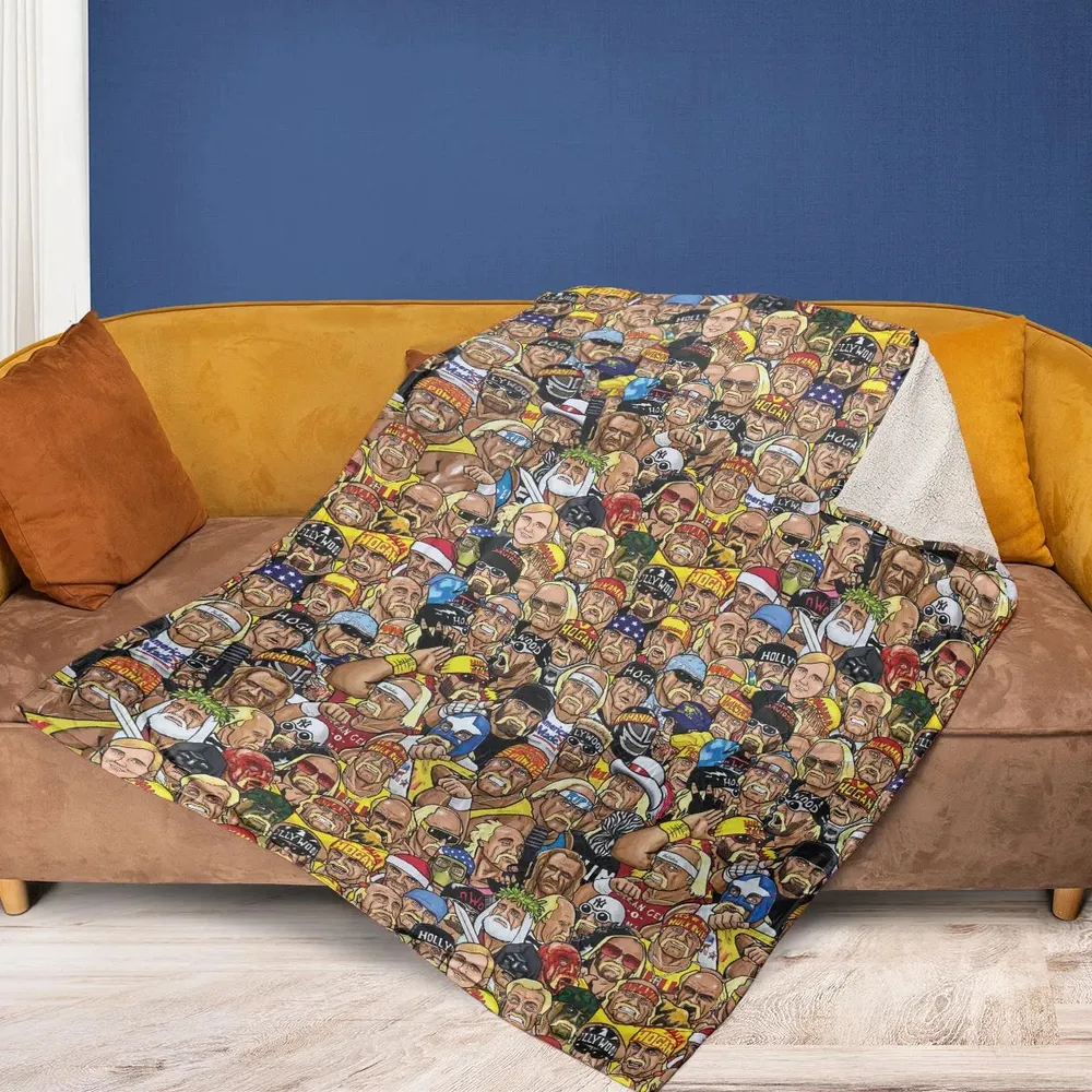 Classic Wrestlers Fleece Blanket - 2
