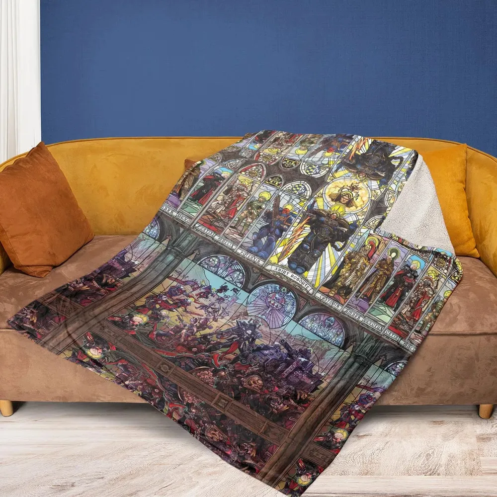 WH40K Library Fleece Blanket - 2