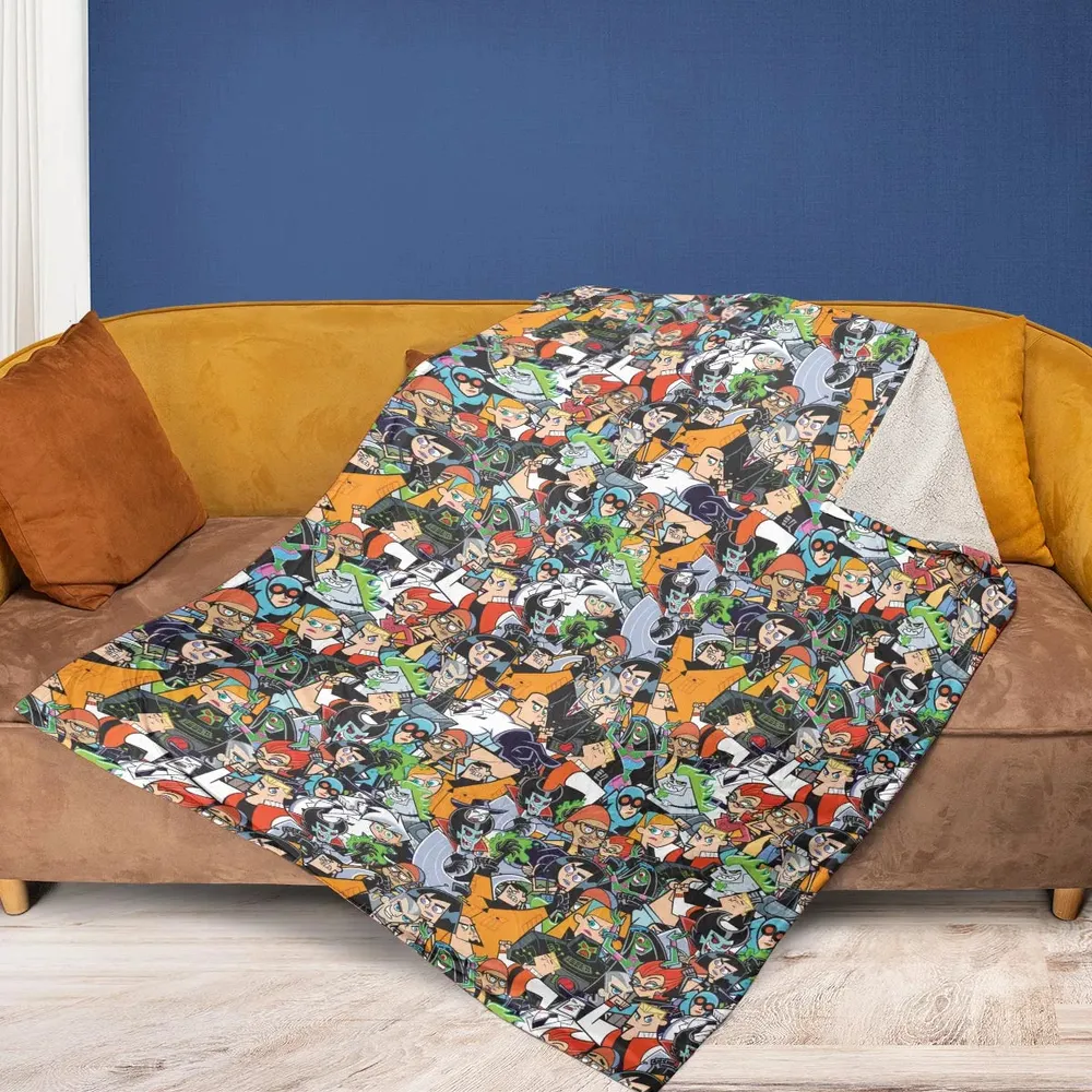 Danny Phantom Characters Collage Fleece Blanket - 2