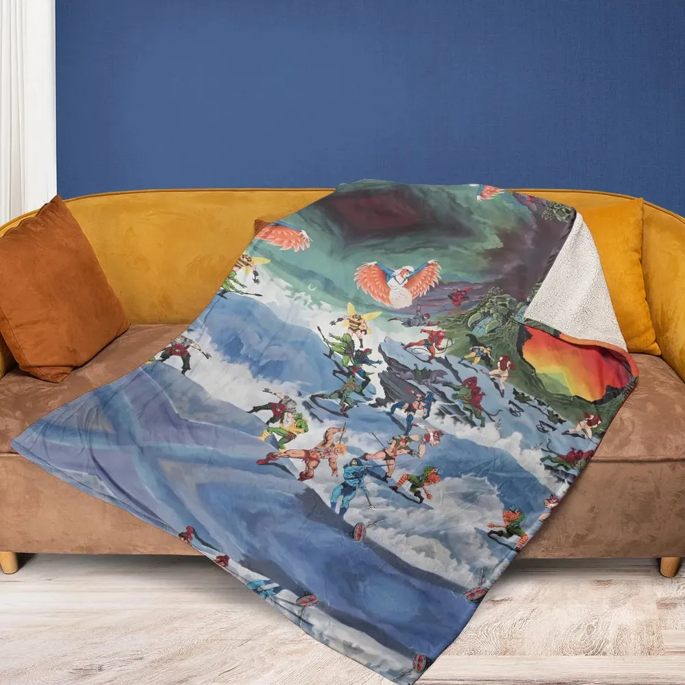 MOTU Castle Grayskull Battle Fleece Blanket - 2