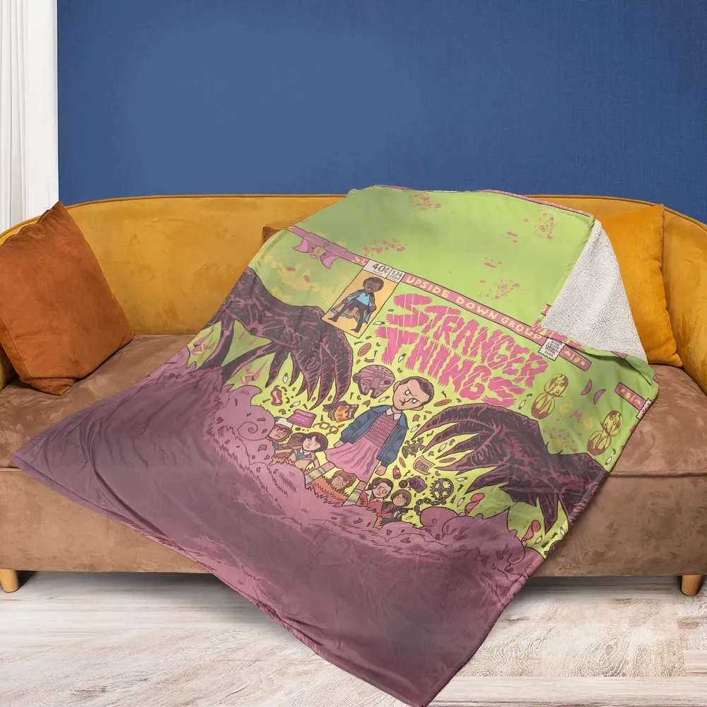 Into The Unknown Stranger Things Fleece Blanket - 2