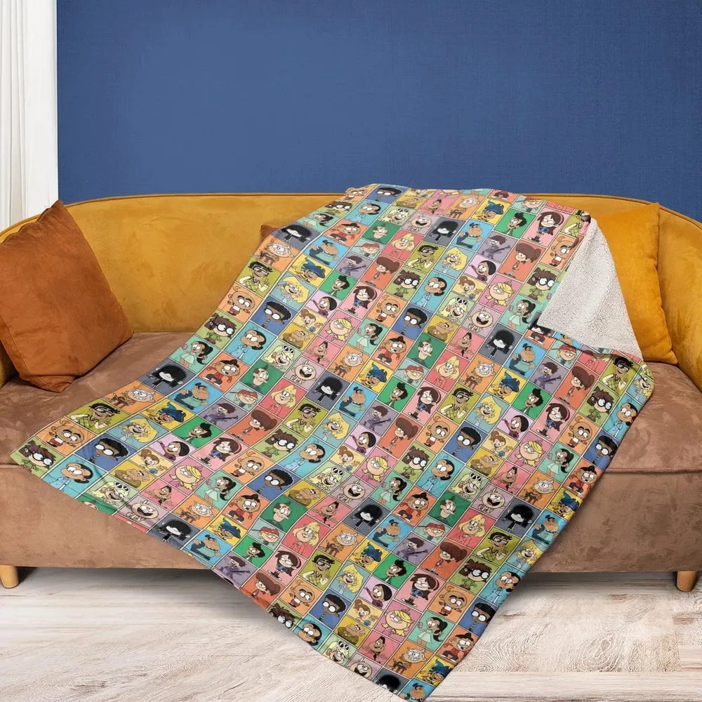 The Loud House Patterns Fleece Blanket - 2