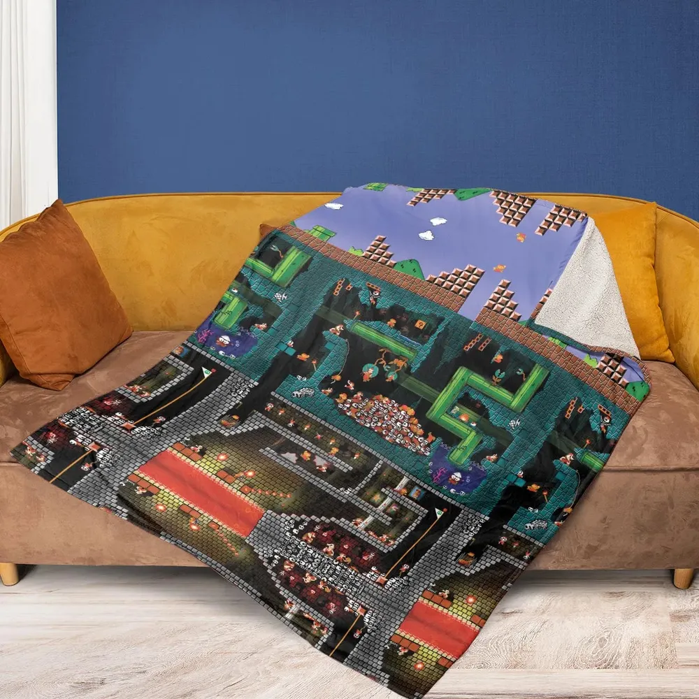 The Pit Super Mario Fleece Blanket - 2
