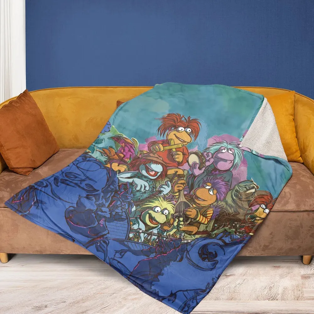 Fraggle Rock Larsen The Muppets Fleece Blanket - 2