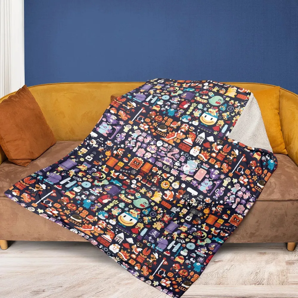 Mario Colors Super Mario Fleece Blanket - 2