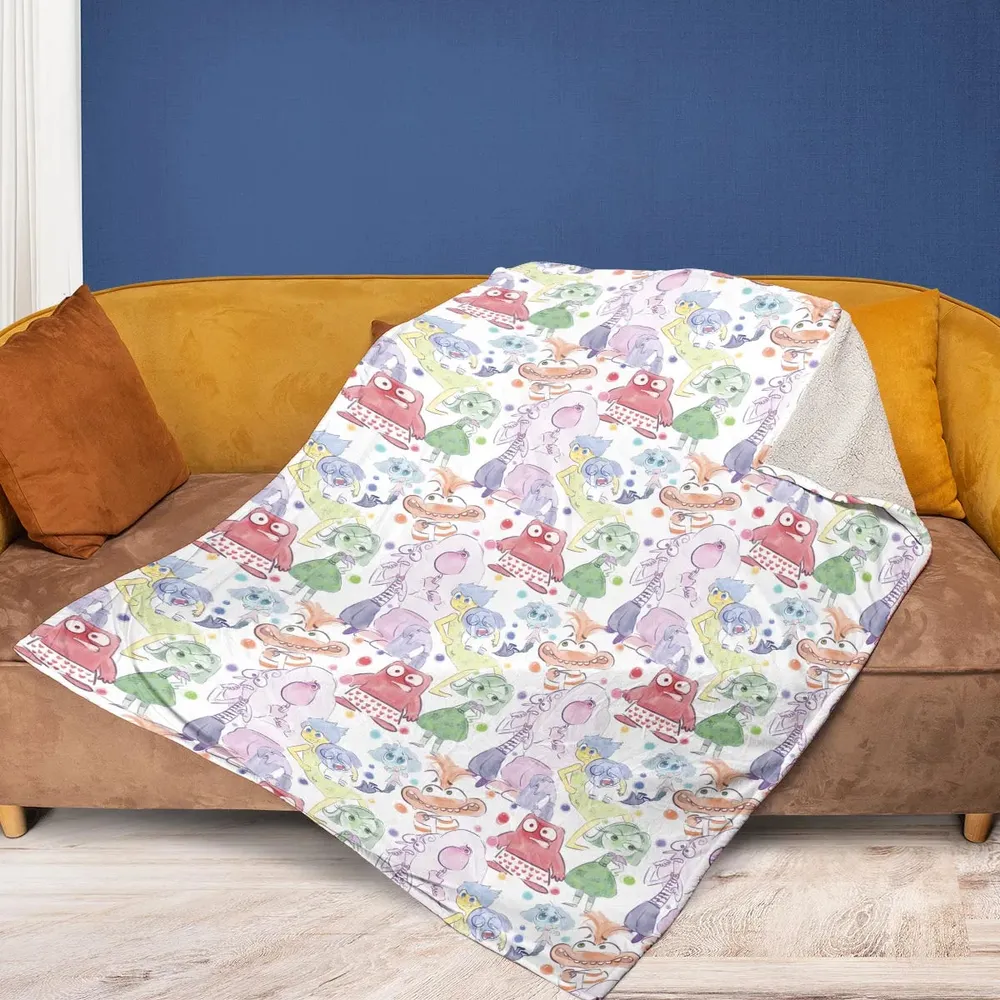 Mood Swing Style Inside Out Fleece Blanket - 2