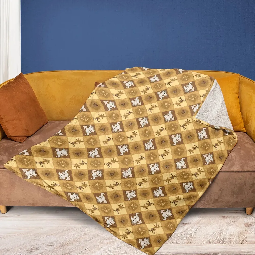 Golden Deer Fire Emblem Fleece Blanket - 2