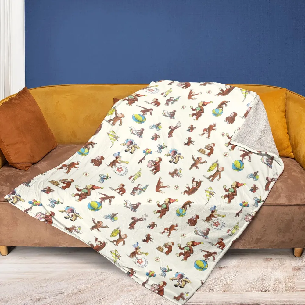 Riotsociety Curious George Fleece Blanket - 2