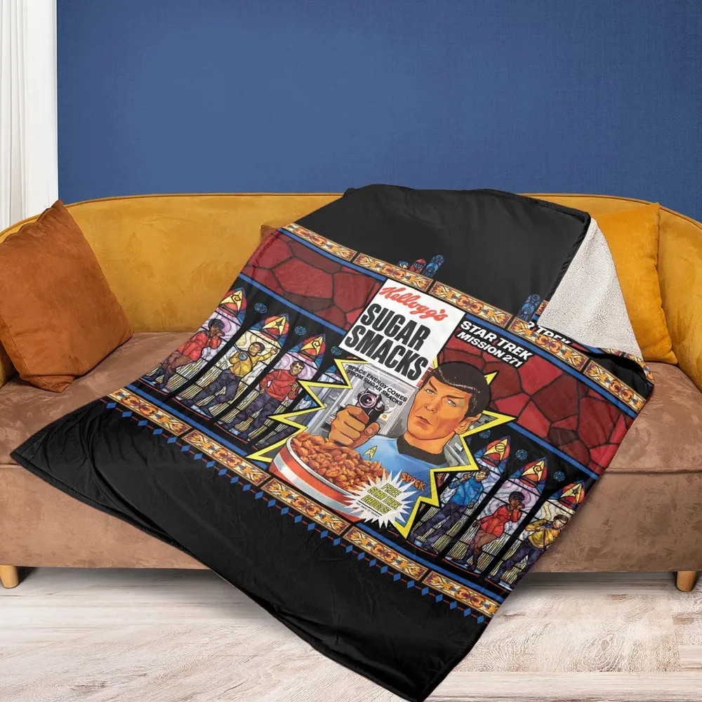 Sugar Smacks Star Trek Fleece Blanket - 2