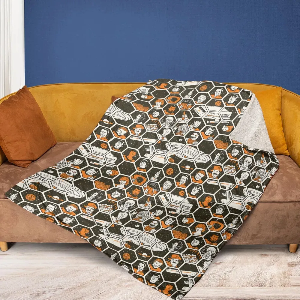 TrekToon Star Trek Hive Pattern Fleece Blanket - 2