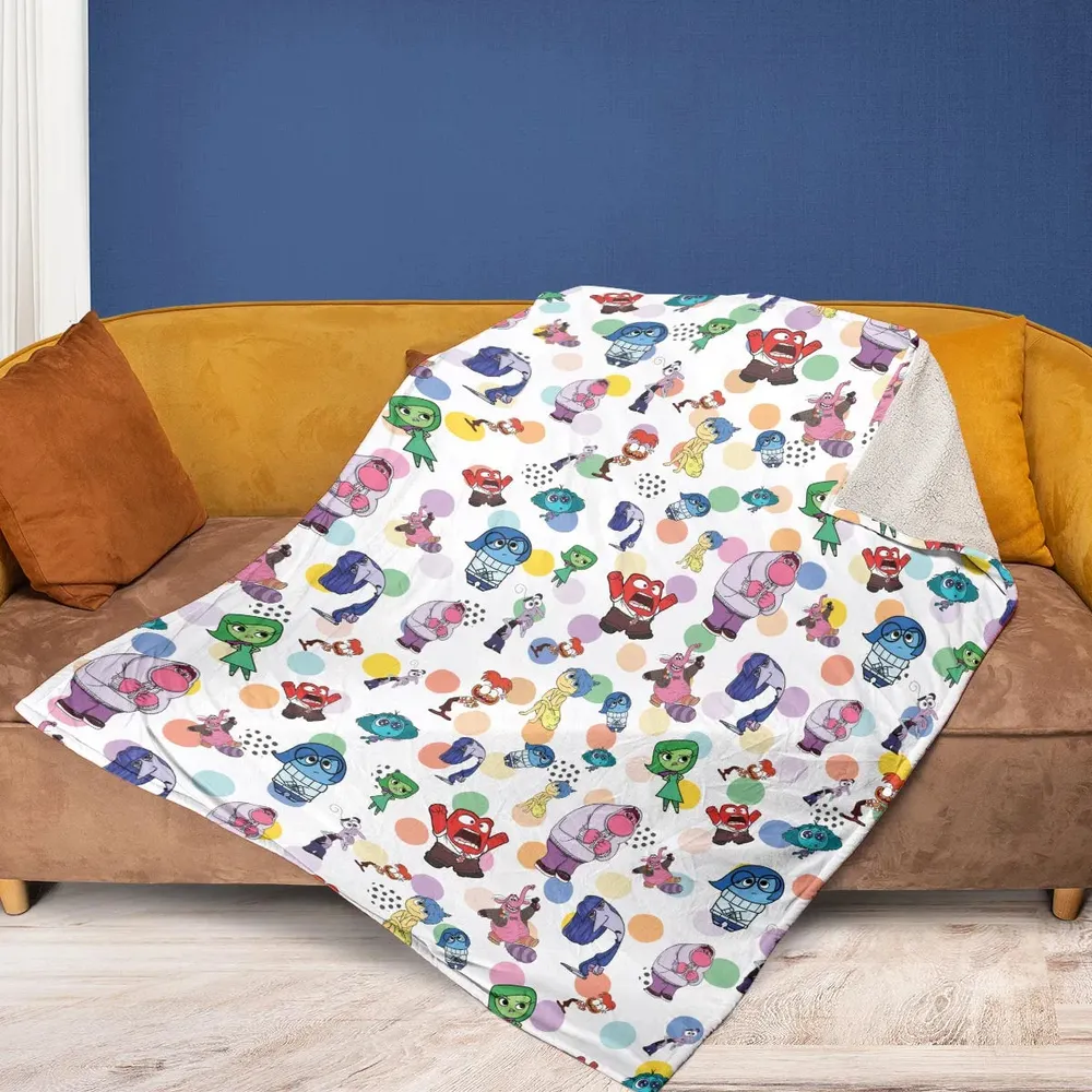 Emotion Characters Inside Out Fleece Blanket - 2