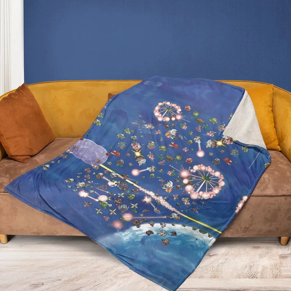 SD Gundam Battle Fleece Blanket - 2