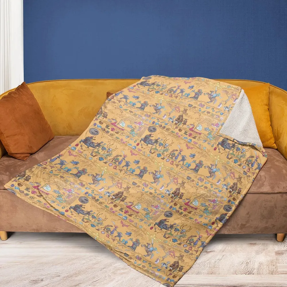 Link's Journey Tapestry The Legend Of Zelda Fleece Blanket - 2