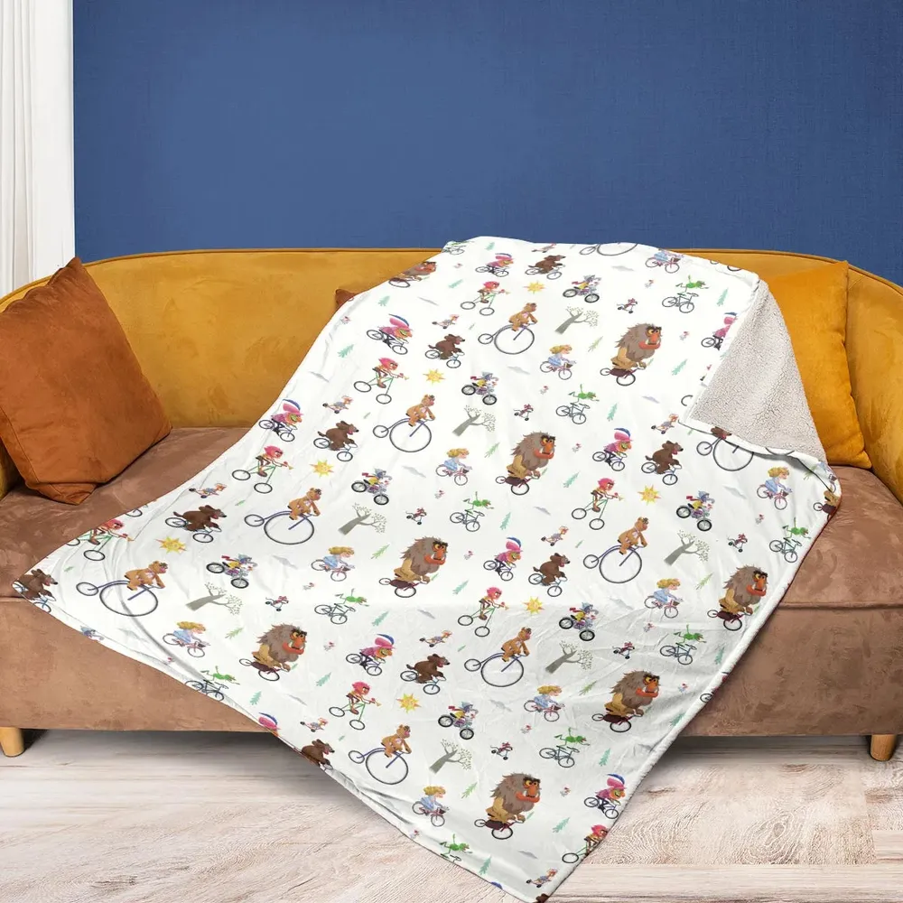 The Muppet Movie Bike Scene Fleece Blanket - 2
