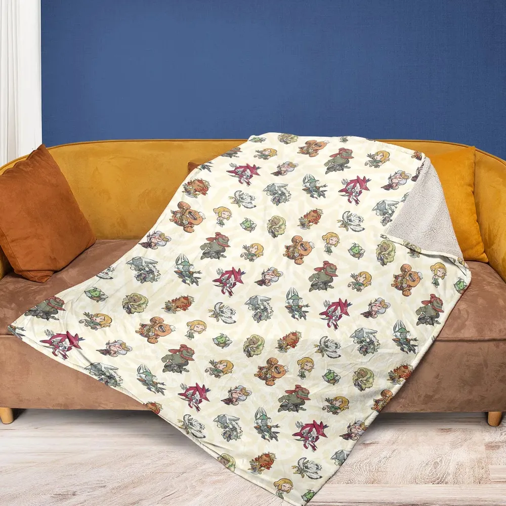 Link Look The Legend of Zelda Fleece Blanket - 2