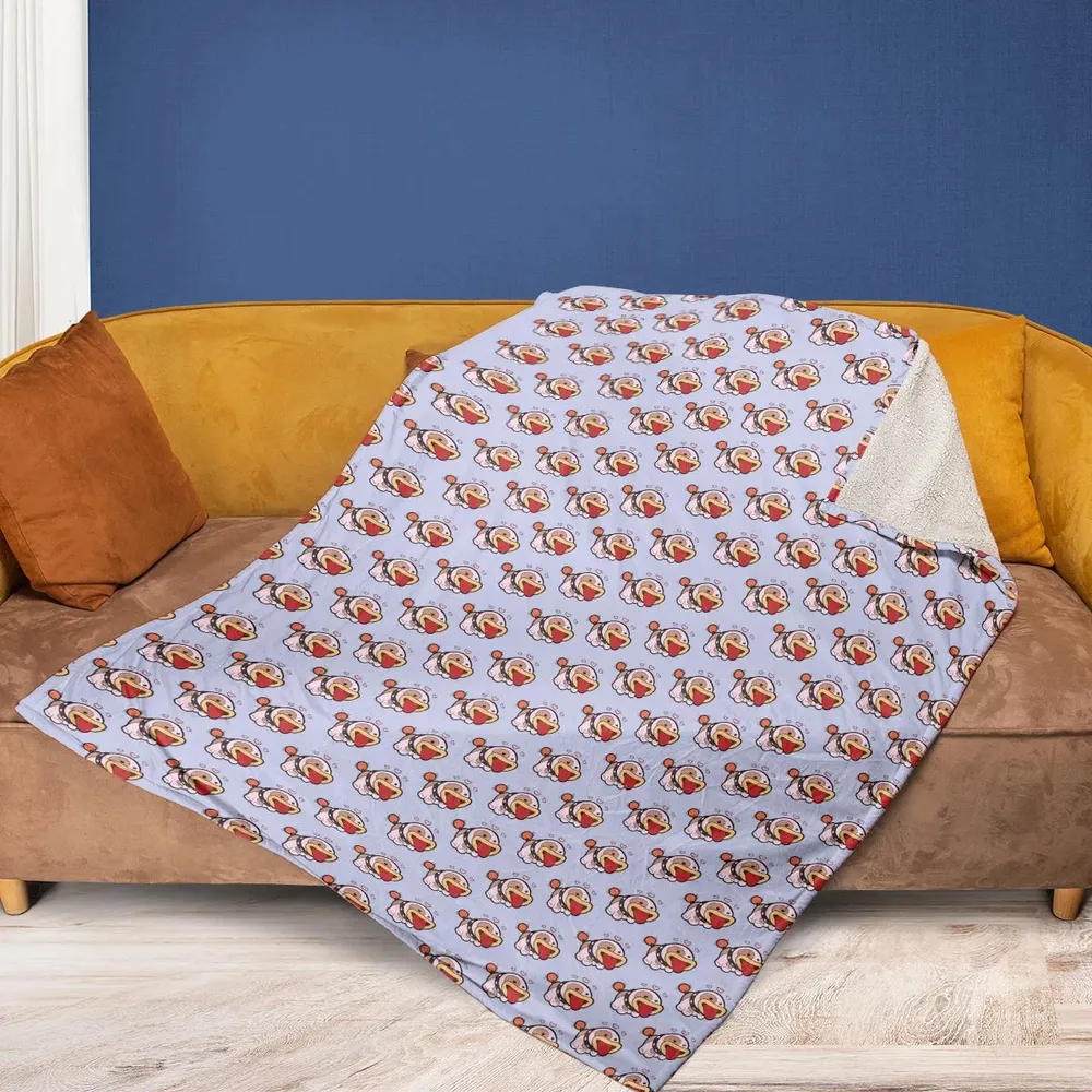 Poochy From Super Mario Fleece Blanket - 2