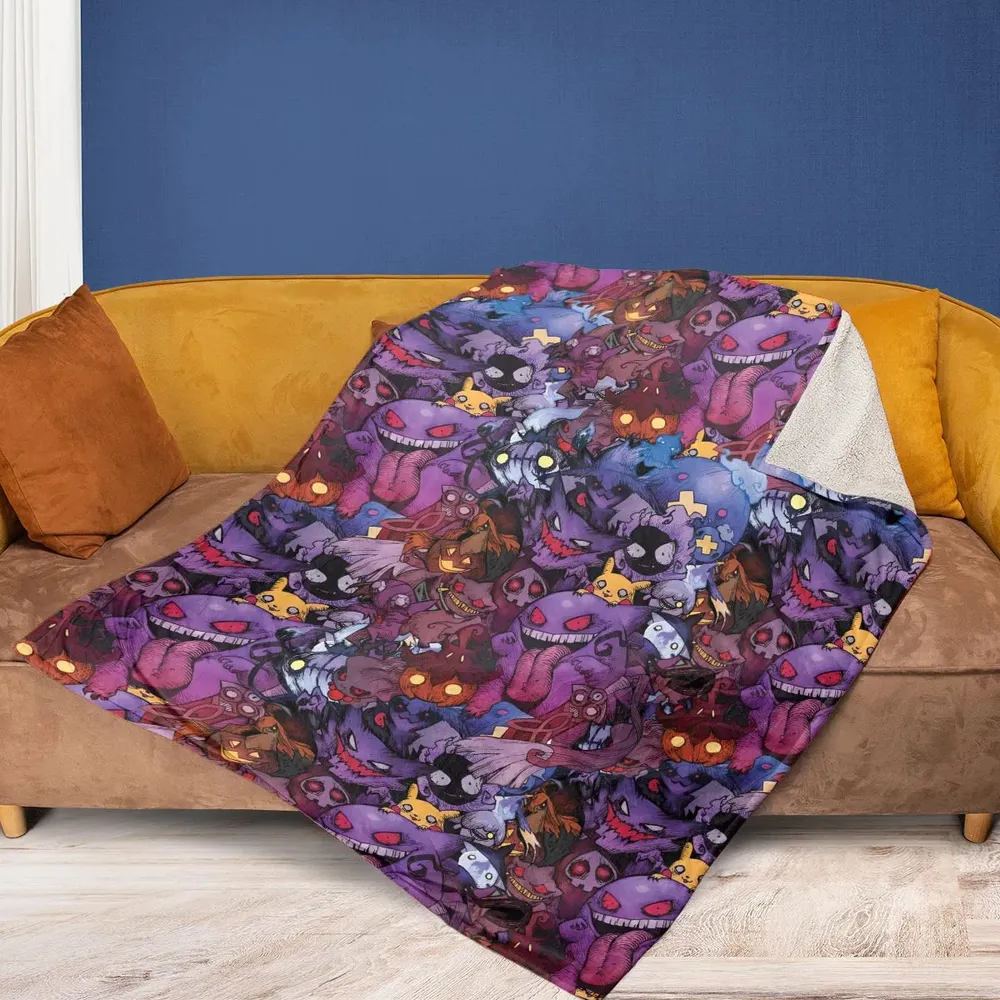 Scaries Poison Pokemon Fleece Blanket - 2