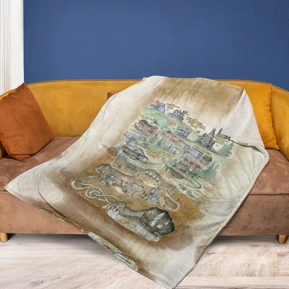 The Goonies Adventure Map Fleece Blanket - 2