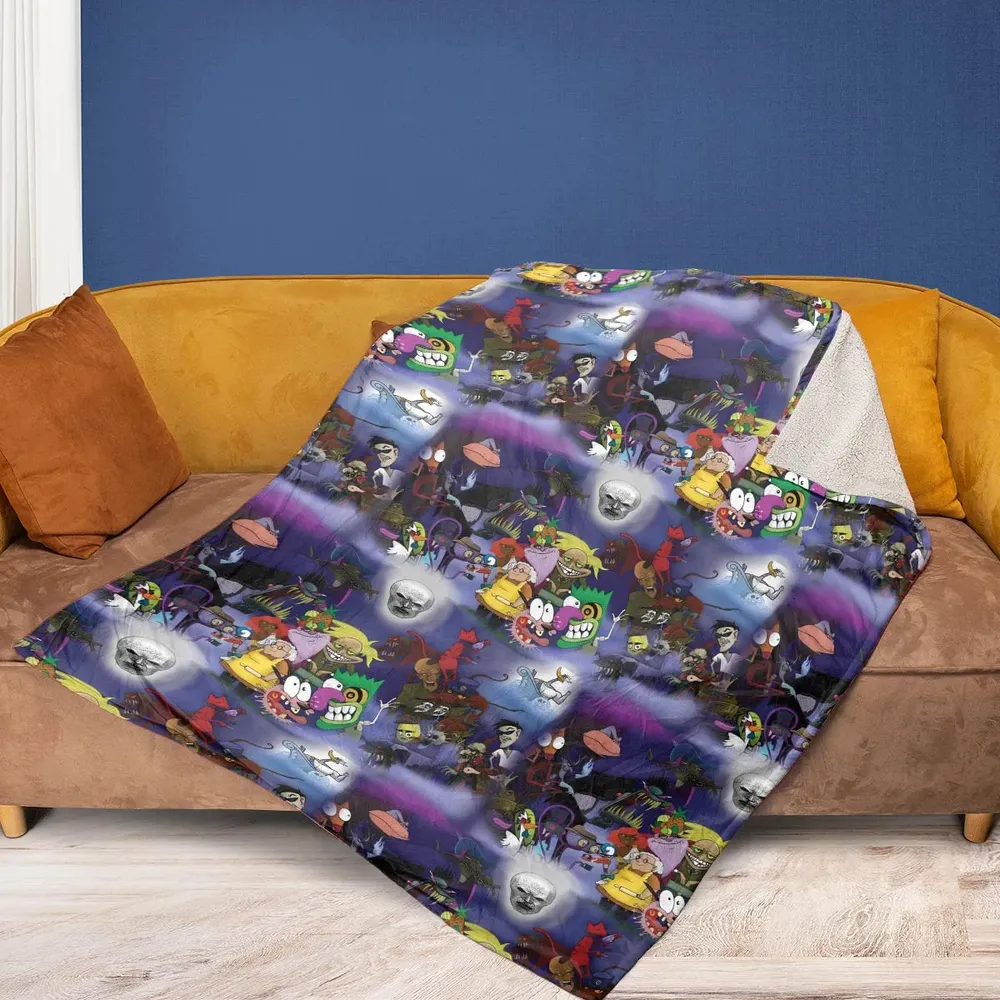 Fearless Courage the Cowardly Dog Fleece Blanket - 2